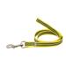 Rubberized leash without hand loop - neon yellow 100 cm (1 m) 100 cm neon yellow