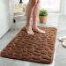 Comfort Collections Memory Foam Bath Mat Set - Soft Absorbent Slide-Resistant Green Bath Mat & Toilet Rack (50x80 cm & 50x40 cm) - International Shipping - Buy Online on GoSupps.com