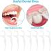 Interdental Soft Dental Brushes 40 Count Pack for Cleaning Gaps Between Teeth (0.8mm with Floss Picks) - Buy Online on GoSupps.com