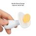 Newborn Teething Toy: Large Silicone Baby Teether Stick (Yellow/White) - Easy to Clean, Textured Handle - 6-12 Months - Buy Online on GoSupps.com