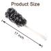 Arswin Shower Body Brush & Loofah on a Stick - Back Scrubber for Exfoliating Bath - Long Handle Mesh Sponge (Black) - Buy Online on GoSupps.com