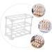 1pc Box Transparent Egg Lattice Eggs Stackable Egg Frame Egg Storage Holder Refrigerator re-usable - Buy Online on GoSupps.com