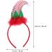 FRCOLOR Christmas Reindeer Antlers Headband Elf Headband Christmas Hat Headband Feather Headband Festival Santa Hat Headband - Buy Online on GoSupps.com