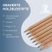Personalized Wooden Pencils - Custom Engraved 25 Pack | Stamp Factory - Ideal for Names Text & Websites - Buy Online on GoSupps.com