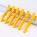 GLAMFIELDS 12 Pcs Yellow Alligator Hair Clips - Non-slip, Durable & Professional for Styling & Cutting - Buy Online on GoSupps.com