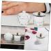 Ipetboom Nail Cup Manicure Nail Dish Nail Dish Cups Dish for Acrylic Nails Acrylic Nail Dappen Dish Dappen Dish Nail Liquid Nail Liquid Holder Acrylic Nail Supplies Glass Octagonal Cup - Buy Online on GoSupps.com
