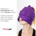 Magic Gel Migraine Ice Head Wrap - Relief for Migraines & Headaches | The Original Headache Cap | Cold, Comfortable, Dark & Cool - Endorsed by Physicians | Purple - Buy Online on GoSupps.com