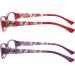 Shop Women's Blue Light Blocking Reading Glasses - 2 Pack with UV Protection - +2.0 Red/Purple Readers - Buy Online on GoSupps.com