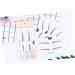 DOITOOL Make Up Kits 2 Eyebrow Sticker Eyebrow Shaper Stencil Eyebrow Stencils Eyebrow Template A607 Portable Card - Buy Online on GoSupps.com