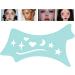 Silicone Eyeliners Tool Helper | Soft Flexible Eyeliners Stencils Contour Eye Liners Guide Reusable Cleaning Cloths for Women Blue - Buy Online on GoSupps.com