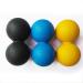 Amosfun Double Lacrosse Peanut Ball - Acupressure Trigger Point Massage Ball for Yoga & Muscle Relief - Ideal for Ice Hockey & Recovery - Buy Online on GoSupps.com