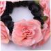 Beatifufu 1 Piece Flower Hair Accessories Rose Headband Pink Scrunchie Hairpieces for Women Elastic Thick Hair Holder Hair Bobbles for Women Girls Hair Scrunchie Women's Hair Scrunchie - Buy Online on GoSupps.com
