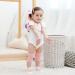 JunNeng Toddler Baby Head Protector Pad with Knee Pads & Anti-Slip Socks - Pink Butterfly Design | 6 Months-3 Years - Buy Online on GoSupps.com