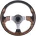 Dolity 12.6-inch Aluminum Alloy Boat Pontoon Steering Wheel | 3 Spoke 3/4 Shaft PU Carbon Fiber | Marine Accessories for Boats, Vessels, Yachts - Buy Online on GoSupps.com