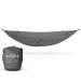 KAMMOK: Roo Double XL Hammock | Made from Strong & 100% Recycled Water Resistant Ripstop Fabric | Comfortable Packable Lightweight (Lifetime Adventure Grade Warranty) Granite Gray Roo Double XL Granite Gray