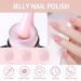 Nude Pink Nail Polish Jelly Pink Translucent Nude Pink Nail Varnish Long Lasting Nude Gel Nail Varnish Pink Sheer Jelly Gel Nail Polish for DIY Nail Art Clear Gel Nail Polish for Girls - Buy Online on GoSupps.com