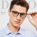 VzuhSW Blue Light Filter Glasses - Gaming & Reading Screen Glasses for Eye Fatigue Relief | Stylish Unisex Design - Perfect for Men & Women - Buy Online on GoSupps.com