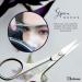 Stelone Cuticle & Eyebrow Scissors for Women - Stainless Steel, Curved Blade, Little Manicure & Brow Scissors for Facial Hair & Eyelash Trimming - Best Makeup Scissors - Buy Online on GoSupps.com