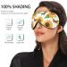 xigua Sunflower Butterfly Sleep Mask - Breathable Cool Feeling Eye Cover for Summer Rest - Elastic Contoured Blindfold for Men and Women - Travel Essential - Buy Online on GoSupps.com