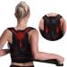 Back Brace Lumbar Support Adjustable Posture Corrector Back Support Invisible Shoulder Back Brace Lumbar Spine Waist Belt(X-Large) X-Large Black - Buy Online on GoSupps.com