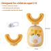 WISLIBE Kids Rechargeable Electric Toothbrush for 2-6 Years - Soft Bristles, 3 Clean Modes, Easy-Press Power Button - Rabbit Design - Buy Online on GoSupps.com