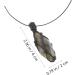 Yardenfun Pendant A Necklace Necklaces Natural Stone Necklace Labradorite Necklace Vintage Jewelry - Buy Online on GoSupps.com