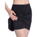 Fastbot Women's Yoga Summer Shorts Athletic Skort with Pockets - 3X Black - Buy Online on GoSupps.com