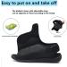 ZGDG Diabetic Slippers Women Arthritis Wide Width Sandals Adjustable Strap | Size 6-10 (9 Wide) Black - Buy Online on GoSupps.com