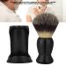 Buy Black Barber Shop Shaving Brush | Men's Facial Hair Shaving Tools & Holder - International Shipping Available - Buy Online on GoSupps.com