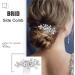 PLABBDPL Bridal Crystal Rhinestone Hair Comb Slides - Wedding Hair Accessories for Women - Buy Online on GoSupps.com