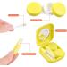 Jinlaili 6-Piece Contact Lens Container Set | Portable Travel Case with Tweezers & Suction Tool | Perfect for International Shipping - Buy Online on GoSupps.com