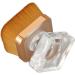 Makeup Foundation Brush Synthetic 2pcs Strong Grasping Power Transparent Base Loose Powder Foundation Brush for Home - Buy Online on GoSupps.com