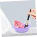 SOESFOUFU Cleaning Pad Clock Wall Decor Silicon Brush Cleaner Beauty Tools Brush Washer Cosmetic Brush Cleaning Bowl Makeup Brush Scrubber Pad Face Make up Cushion Silica Purple 14.5x11cm Purple - Buy Online on GoSupps.com