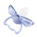 Baby Pacifier | Silicone Anti-Dust Newborn Pacifier - Automatic Closure Flat Head (#2 Blue) | Secure & Safe for Infants - Shop Now! - Buy Online on GoSupps.com