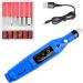 5 Electric Manicure Nail Grinder - Electric Manicure Set File Grinder Manicure Pedicure Tools with 6 Pieces Attachments and Sanding Bands Ytger 5 Pcs Usb-blue - Buy Online on GoSupps.com
