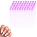 Nail extension glass fiber glass fiber for nail extension fiberails fiberglass for nail extension manicure salon tool DIY nail art manicure accessories purple (100pcs)