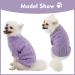 Alagirls Winter Dog & Cat Sweater | Turtleneck Warm Clothing for Small & Medium Pets | Purple Lila - Buy Online on GoSupps.com