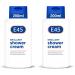 E45 shower cream 200ml (Pack of 2) 6.76 Fl Oz (Pack of 2)
