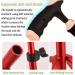 Telescopic Non Slip Crutches Adjustable Walking Stick With Wide Base Comfortable Handle Provides Extra Support Stability Durable Mobility Aid Cane Red for Arthritis Elderly Seniors & Handicap The - Buy Online on GoSupps.com