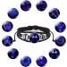 TURSHI Signs Spirit Bracelet 12 Constellation Handmade Bead Woven Multilayer Leather Bracelet Handmade Multilayer Adjustable 12 Constellation Bracelets Glow In The Dark Bracelet for Women Men Gemini: