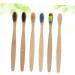 FRCOLOR 6pcs Wooden Toothbrush Set - Soft Bristles Travel-Friendly Pack - Buy Online on GoSupps.com