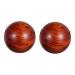 Beaupretty 2st carving chinese handballs Chinese relaxing relaxing ball for the hand hand massage tai-chi-ball rosewood handle chinese style