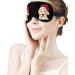 Santa Golden Retriever Sleep Mask | Adjustable Eye Cover for Sleeping | Blocks Light for Night Travel and Nap | Men Women - Buy Online on GoSupps.com
