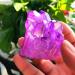 70-80g Natural electroplated Water red Crystal Cluster Specimen s
