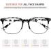 Eyekepper Reading Glasses - 4 Pack Half Frame for Men & Women Mix 1.25x - Stylish & Comfortable - Buy Online on GoSupps.com