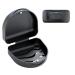 Braces box denture box with magnetic lid dental splint box for bite splint black 1 piece orthodontic box