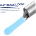 NULYLU 10pcs Ear Wax Removal Sleeves Soft Silicone Ear Cleaning Tools Gentle Replacement Accessories for Comfortable Earwax Removal Blue Color for Home Use - Buy Online on GoSupps.com