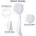3-Piece Acrylic Handled Face Brush Set for Gentle Exfoliation and Makeup Removal - Buy Online on GoSupps.com