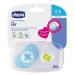 CHICCO DAY & NIGHT Pacifier for Boys - Soft Silicone (0-6 Months) with 3 Sterilization Boxes - BPA Free Made in Italy - International Shipping - Buy Online on GoSupps.com