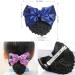 Bowknot Snood Net Net Hair Clip Net Hair Clip Barrette Hairnet Womens Bow Barrette Girls Hairdressing Snood Net Hairnet Hair Clip Bun Cover E05 - Buy Online on GoSupps.com